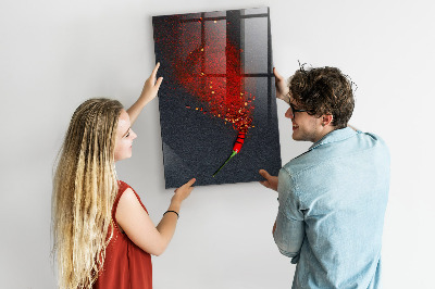Magnetic erase board Paprika Powder