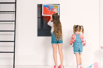 Magnetic erase board Paprika Powder