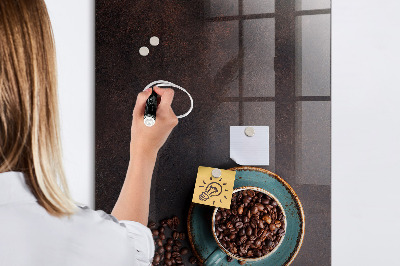 Magnetic erase board Coffee Beans