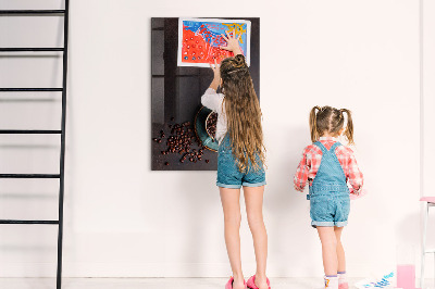 Magnetic erase board Coffee Beans