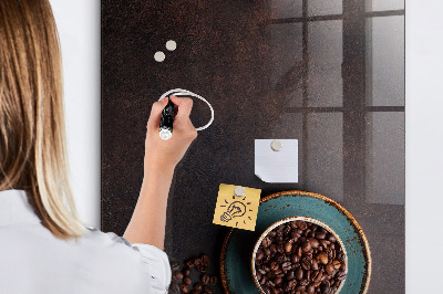 Magnetic erase board Coffee Beans