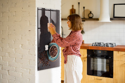 Magnetic erase board Coffee Beans