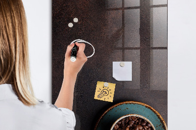 Magnetic erase board Coffee Beans