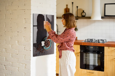 Magnetic erase board Coffee Beans