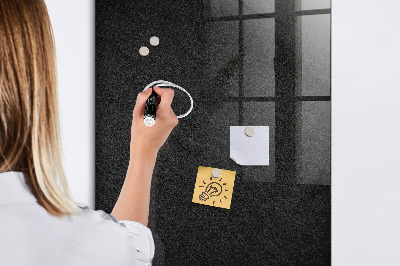 Magnetic writing board Dark Rock