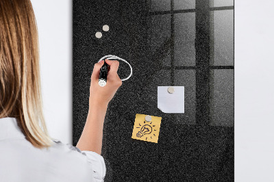 Magnetic writing board Dark Rock
