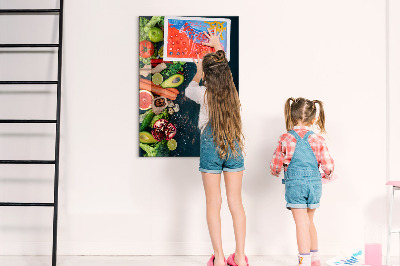 Magnetic erase board Vegan Table
