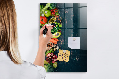 Magnetic erase board Vegan Table