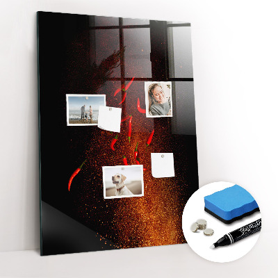 Magnetic writing board Hot Peppers