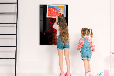 Magnetic writing board Hot Peppers
