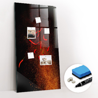 Magnetic writing board Hot Peppers