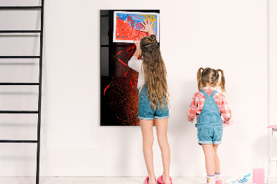 Magnetic writing board Hot Peppers