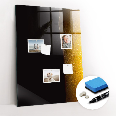 Magnetic writing board Dark Beer
