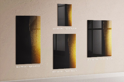 Magnetic writing board Dark Beer