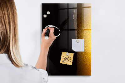 Magnetic writing board Dark Beer