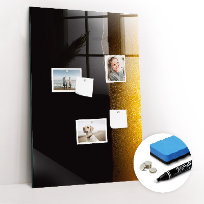 Magnetic writing board Dark Beer