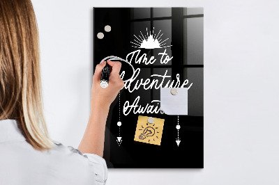 Magnetic writing board Adventure