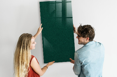 Magnetic writing board Leaf Pattern Lines
