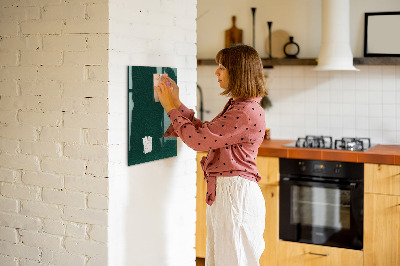 Magnetic Board with Magnets Leaf Pattern Lines