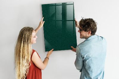 Magnetic Board with Magnets Leaf Pattern Lines