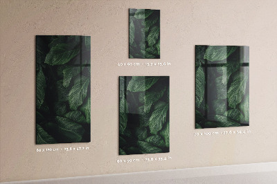 Magnetic writing board Jungle Leaves Plants