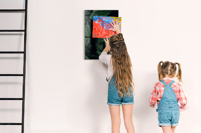 Magnetic writing board Jungle Leaves Plants