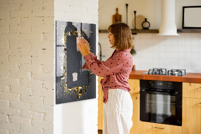 Magnetic Dry Erase Board Golden Confetti