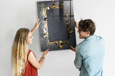 Magnetic Dry Erase Board Golden Confetti