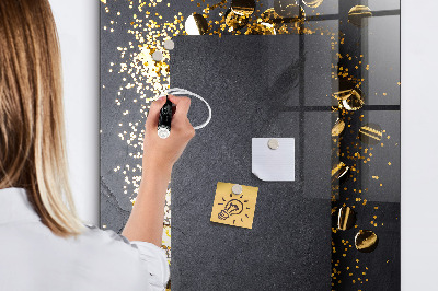 Magnetic erase board Golden Confetti