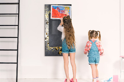 Magnetic erase board Golden Confetti