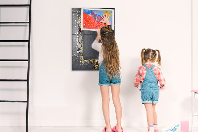 Magnetic erase board Golden Confetti