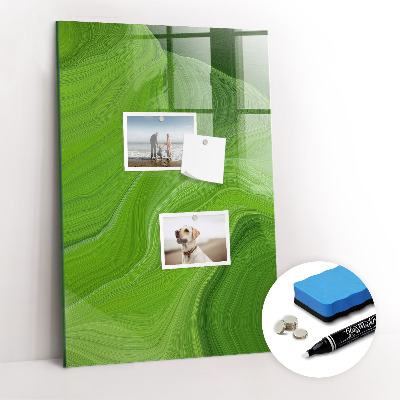 Magnetic writing board Waves Abstraction