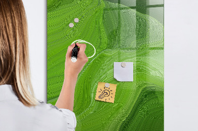 Magnetic writing board Waves Abstraction