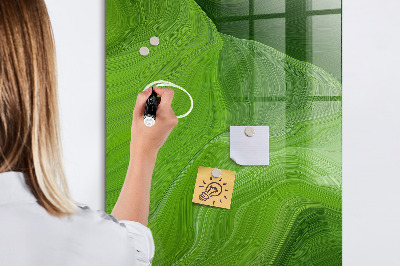 Magnetic writing board Waves Abstraction