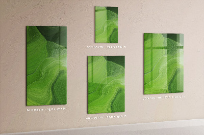Magnetic writing board Waves Abstraction
