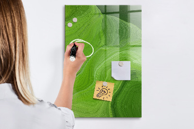 Magnetic writing board Waves Abstraction