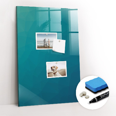 Magnetic erase board Geometric Abstraction