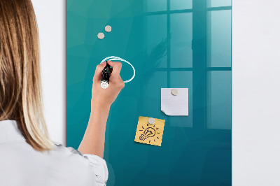 Magnetic erase board Geometric Abstraction