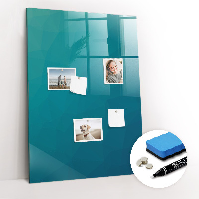 Magnetic erase board Geometric Abstraction