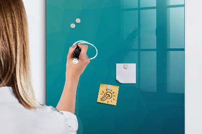 Magnetic erase board Geometric Abstraction