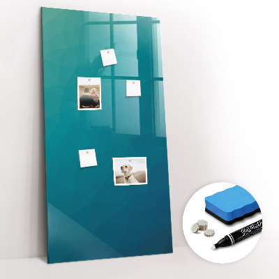 Magnetic erase board Geometric Abstraction