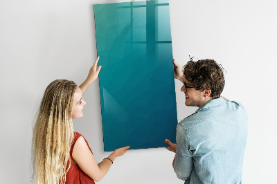 Magnetic erase board Geometric Abstraction
