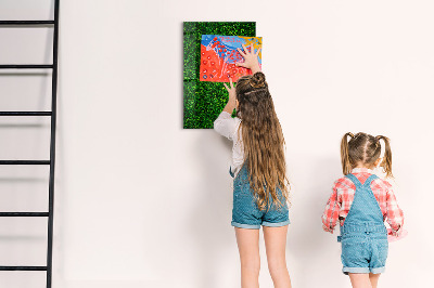 Magnetic erase board Fence Leaves Plants