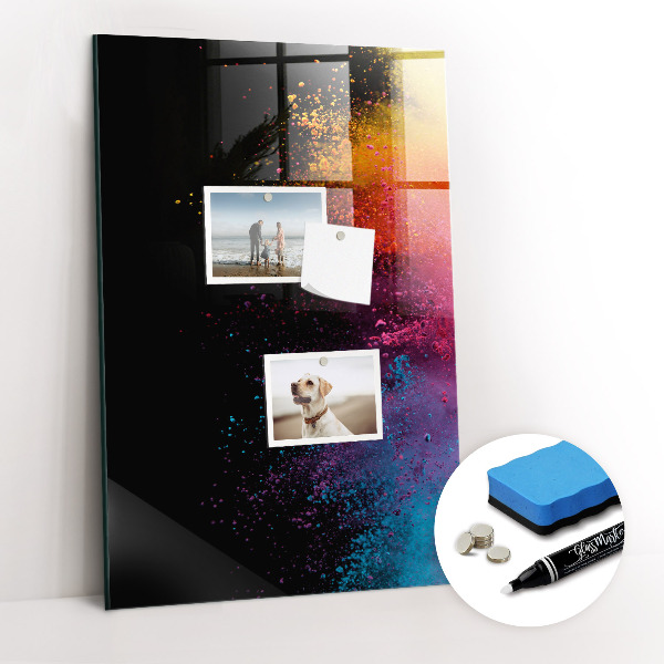 Magnetic writing board Colored Powder
