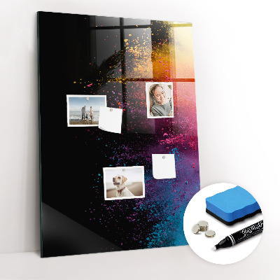 Magnetic writing board Colored Powder