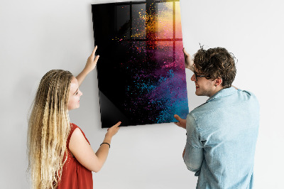 Magnetic writing board Colored Powder