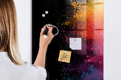 Magnetic writing board Colored Powder