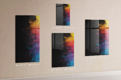 Magnetic writing board Colored Powder