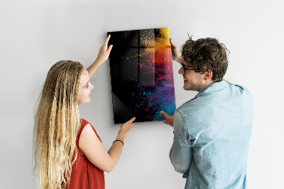 Magnetic writing board Colored Powder