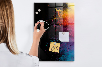 Magnetic writing board Colored Powder